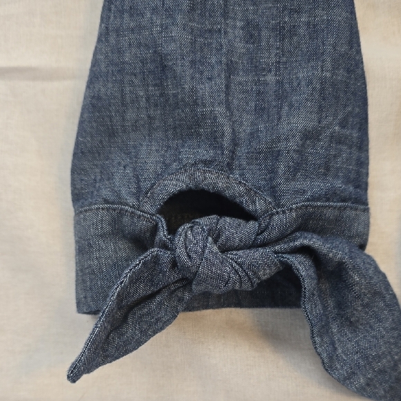 Banana Republic Chambray Off-Shoulder Top - Picture 4 of 4